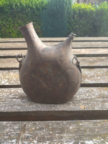 Ancienne gourde fer armee - ancienne,