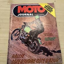 MOTO JOURNAL  247 Essai DUCATI 500 YAMAHA Chappy 50 Rallye Côte d’Azur d’Ivoire