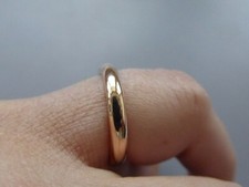 alliance acier inoxydable  viotoria largeur 3mm 2,40gr t.51 neuve