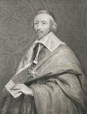 Armand Jean du Plessis de Richelieu 1585-1642 ministre de Louis XIII 1840 France