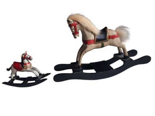 Chevaux bois à bascule - chevaux, en