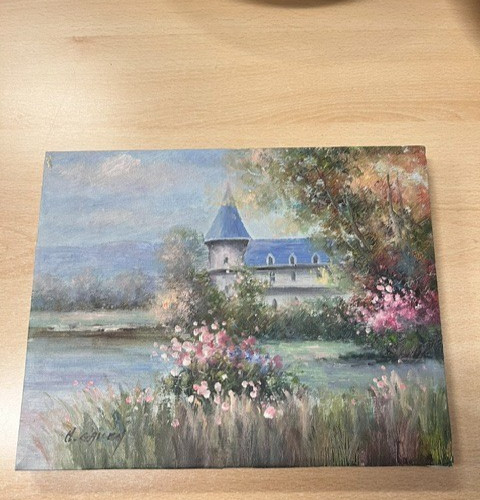 Small landscape oil canvas - small, on