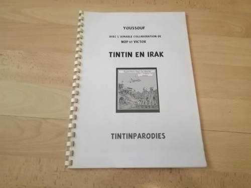 Pastiche tintin irak - bd, en