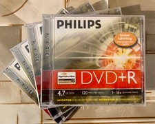 Philips Lot de 4 DVD+R 4,7GB