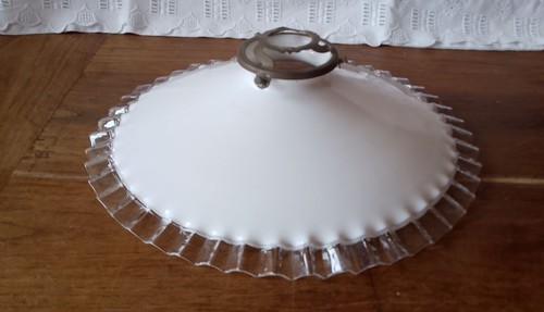 Abat jour ancien - ancien, verre