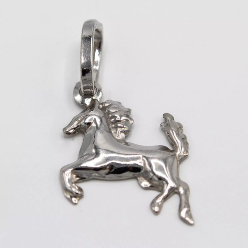 Pendentif blanc 18 - pendentif, or