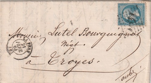Lettre fère à troyes - lettre,