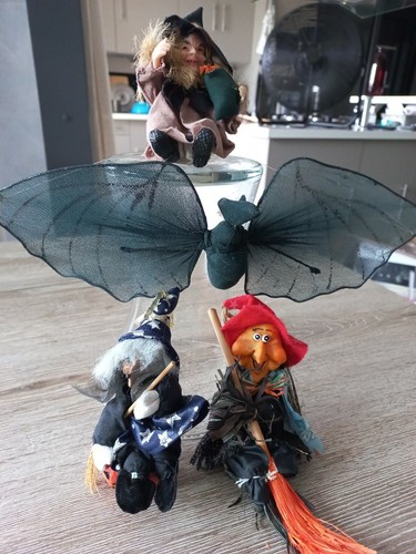 Figurine sorciere lot - de, 3
