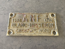 Plaque machine anf blanc - machine,