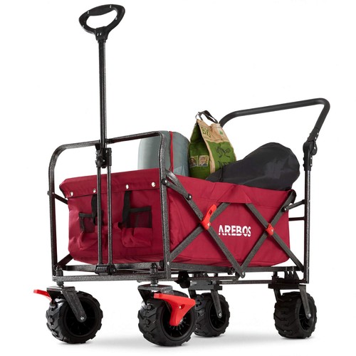 Arebos chariot pliable - |, avec