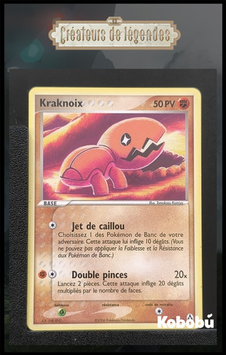Carte pokémon kraknoix 92 - carte, 67/92