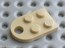 Lego viking tan - lego, plate