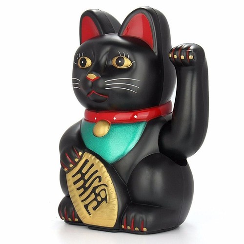 Figurine chat chanceux agitant