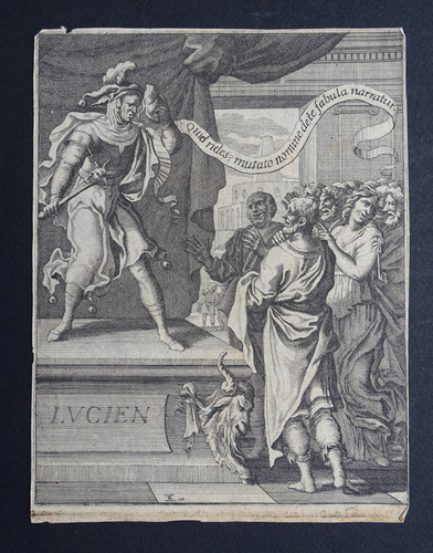 Gravure originale ancienne 17e