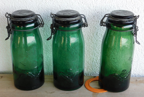Vintage bocaux 23cm bocal - bocaux,