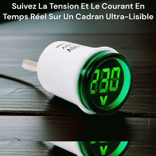 Voltmètre avec affichage - avec,