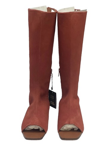 Zara cuir daim bas - cuir,
