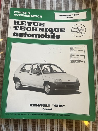 Revue technique renault clio - renault,