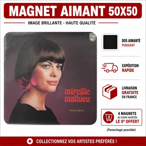 Magnet mireille mathieu mon - magnet,