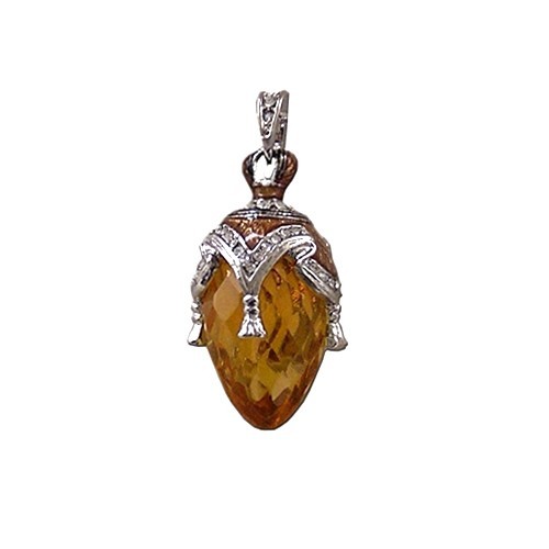 Pendentif oeuf fabergé styl - pendentif,