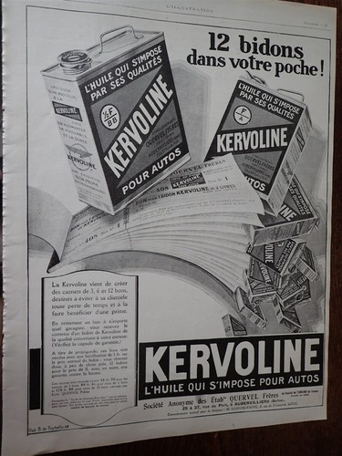 Kervoline huile ets quervel - huile,