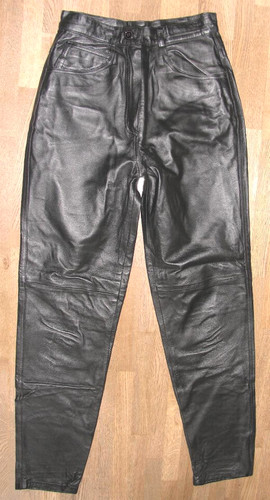 Pantalon cuir pour femmes - cuir,