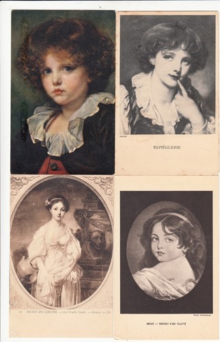 Lot old postcards museum - 4,