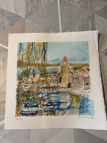 Lithographie collioure - lithographie,