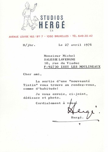 dedicace tintin