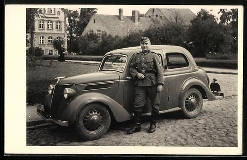 Carte postale ford voiture - carte,