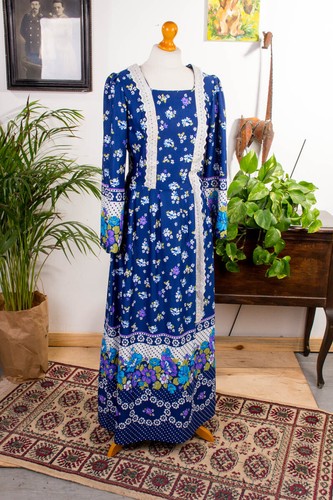 Robe maxi vintage - vintage, 60