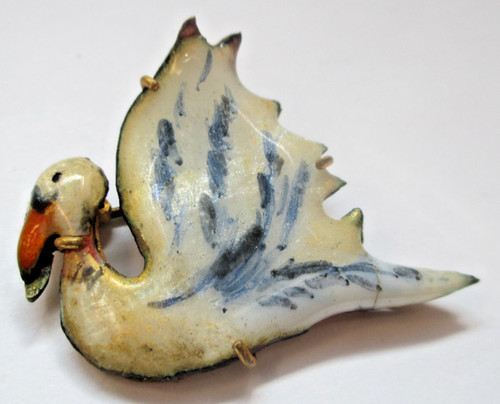 Ancienne broche émaux - en,