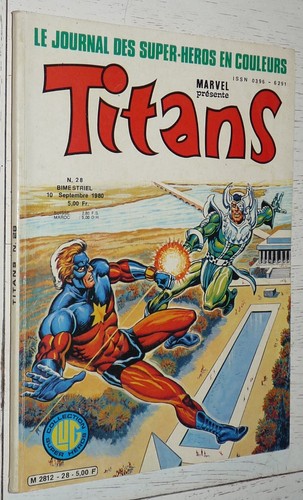 Marvel lug titans - marvel, 1980