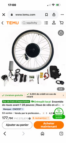 Kit conversion velo electrique - kit,