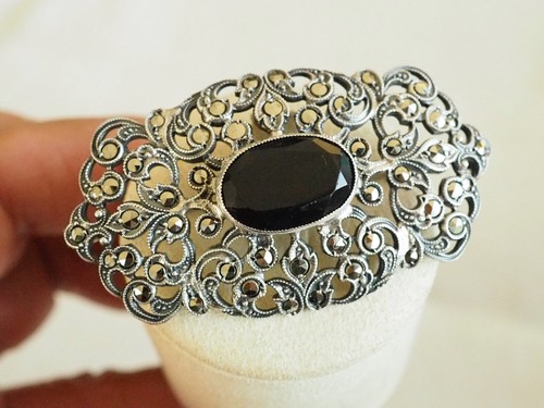 Broche ancienne argent - argent, massif