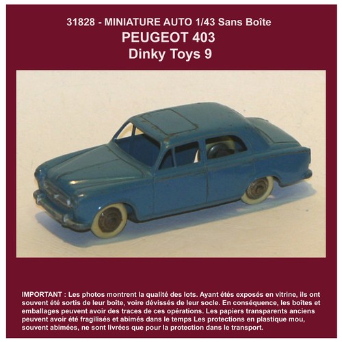 2089 miniature peugeot 403 - 2089,