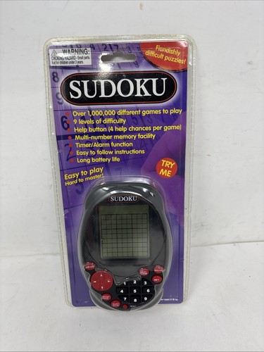 New sudoku handheld electronic - new, sudoku-handheld
