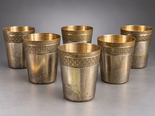 Lot gobelets timbales en - 6,