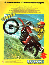 publicité Advertising 0323 1979   Suzuki  moto    SP 370 nouveau couple