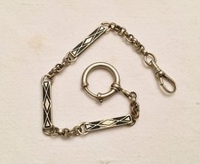 Antique Silver Metal Enameled