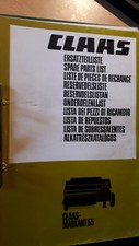 Claas presse MARKANT 55 : catalogue pièces 1984