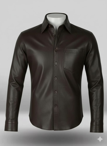 Chemise cuir authentique - en,