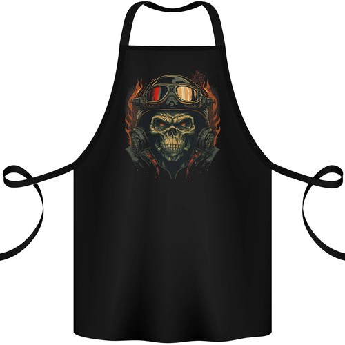 Tablier moto gorille crâne - tablier,