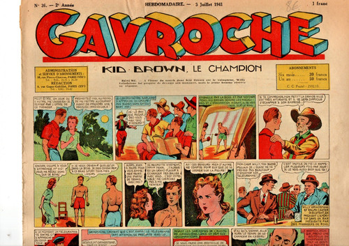 Gavroche hebdomadaire - n°36.,