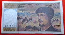 Superbe  Billet de  20 FRANCS