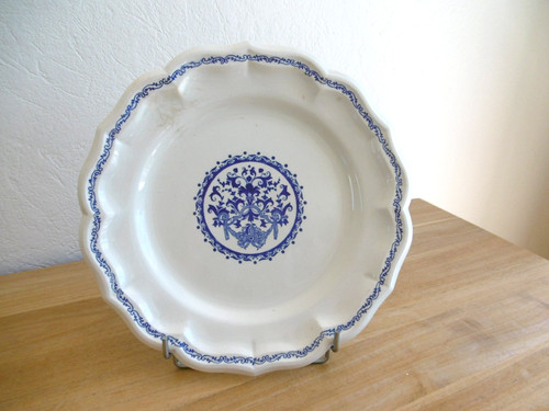 Plat faience gien 1954 decor - 1954,