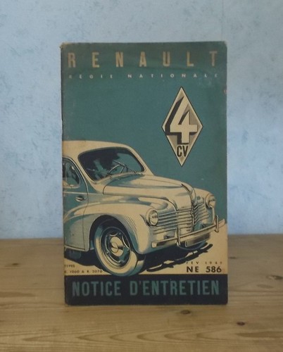 Automobile renault notice - renault, 4
