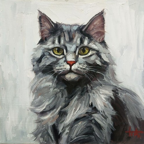 Peinture huile originale - l'huile,