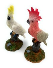 Polyresin Figurine Cacatoès Oiseau Palmkakadu Perroquet Animal Décorative