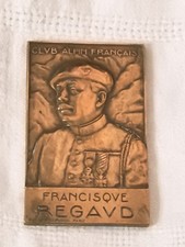 France médaille plaque club